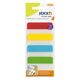 Index plastic transparent 38x51 mm, 4 culori neon x 6 file/set, STICK'N-