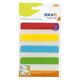 Index plastic transparent, 38x76 mm, 4 culori x 20 file/set, STICK'N-