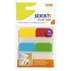 Index plastic transparent, margine color 38 x 25 mm, 4 culori neon STICK'N-