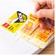 Stick index plastic, 44x25 mm, 2x50 file, DELI Sign Here-[3]
