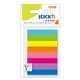 Stick index plastic transparent color, 45x8 mm, 8x20 file/set, STICK'N-