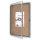 Avizier pluta pentru interior, 4 x A4, rama metalica, NOBO-[2]