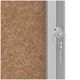 Avizier pluta pentru interior, 4 x A4, rama metalica, NOBO-[4]