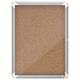 Avizier pluta pentru interior, 4 x A4, rama metalica, NOBO-