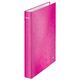 Caiet mecanic A4, 4 inele 25 mm, roz, LEITZ WOW, Culoare: Roz-[2]