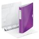 Caiet mecanic A4, 4 inele 30 mm, mov, Active SoftClick LEITZ WOW, Culoare: Mov-[2]