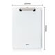 Clipboard A4, simplu, metal, cu rigla, DELI-[2]