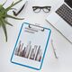Clipboard simplu A4, albastru, WOW LEITZ, Culoare: Albastru-[3]