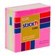 Cub notite autoadeziv 51x51 mm, 250 file, roz, STICK'N, Culoare: Roz-[2]