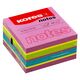 Cub notite autoadeziv, 75x75mm, 450 file/set, spring neon, KORES-