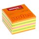 Cub notite autoadeziv, 75x75mm, 450 file/set, summer neon, KORES-