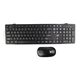 Kit mouse si tastatura wireless, negru-