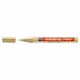 Marker cu vopsea, varf 0.8 mm, auriu, EDDING 780, Culoare: Auriu-