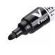 Marker tabla reincarcabil, varf rotund, negru, Vboard PILOT, Culoare: Negru-[2]