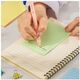 Notes autoadeziv, 101x152 mm, liniat, 4 culori x 25 file/set, DELI-[2]