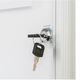 Avizier magnetic de interior, 4 x A4, cu cheie-[3]