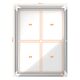 Avizier magnetic pentru interior, 4 x A4, carcasa metalica, NOBO-[3]