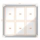 Avizier magnetic pentru interior, 6 x A4, carcasa metalica, NOBO-[4]