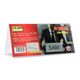 Ecuson prezentare pentru birou, 100 x 200 mm, transparent, KEJEA-