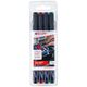 Marker pentru cabluri, permanent, 0.3 mm, 4 buc/set EDDING 8407-