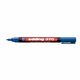 Marker permanent, varf rotund 1.0 mm, albastru, EDDING 370, Culoare: Albastru-
