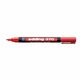 Marker permanent, varf rotund 1.0 mm, rosu, EDDING 370, Culoare: Rosu-