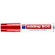 Marker permanent, varf tesit 4-12 mm, rosu, EDDING 800, Culoare: Rosu-[2]
