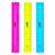 Rigla din plastic flexibila, 20 cm, DELI-