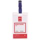 Suport ecuson vertical, cu clips 54x90 mm, DELI-