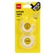 Banda adeziva invizibila cu dispenser 12mm x 18.3m, 2 buc/set, DELI-
