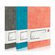 Caiet de birou A5, 96 file, 80g/mp, coperta piele, dictando, gri, DELI, Culoare: Gri, Liniatura: Dictando-[2]
