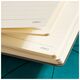 Caiet de birou A5, 96 file, 80g/mp, coperta piele, dictando, gri, DELI, Culoare: Gri, Liniatura: Dictando-[4]