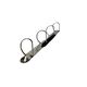 Caiet mecanic A4, 4 inele 40 mm, cu buzunar, alb, OPTIMA-[3]