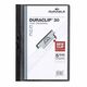 Dosar plastic A4 cu clema pivotanta, 30 coli, negru, DuraClip DURABLE-