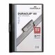 Dosar plastic A4 cu clema pivotanta, 60 coli, negru, DuraClip DURABLE-