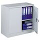 Dulap metalic cu usi batante, 80x38x75 cm, gri, CEHA-