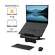 Suport ergonomic pentru laptop, negru, Breyta FELLOWES, Culoare: Negru-[3]