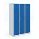 Vestiar metalic cu 3 usi, 120x50x180 cm, albastru, CEHA-