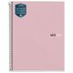 Caiet cu spirala A4, 80 file, matematica, lila, MIQUELRIUS Antibacterial-