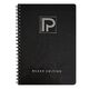 Caiet cu spirala A5, 96 file, coperta carton, matematica, PAPERLAND Black Edition, Liniatura: Matematica-[2]