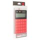 Calculator de birou cu 12 digiti, rosu, DELI 1589, Culoare: Rosu-[2]