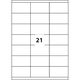 Etichete autocolante albe, 21/A4, 70 x 42.2mm, 100 coli/top, D.RECT-[2]