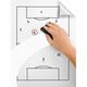 Flipchart electrostatic Magic Chart, 60x80 cm, 25 coli/set, LEGAMASTER-[3]