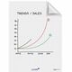 Flipchart electrostatic, 60x80 cm, 25 coli/set, matematica, Magic Chart LEGAMASTER-