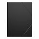 Mapa din plastic cu elastic, A4, negru, Memoris-Precious, Culoare: Negru-
