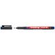 Marker permanent OHP, varf 1 mm, negru, EDDING 142 M, Culoare: Albastru-