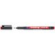 Marker permanent OHP, varf 1 mm, rosu, EDDING 142 M, Culoare: Rosu-