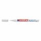 Marker cu vopsea, varf 1-2 mm, alb, EDDING 751, Culoare: Alb-
