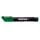 Marker permanent, varf rotund 3mm, verde, KORES, Culoare: Verde-