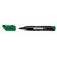 Marker permanent, varf rotund 3mm, verde, KORES, Culoare: Verde-[2]
